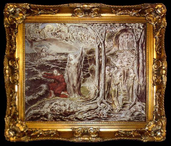 framed  Blake, William The Circle of the Life of Man, ta009-2